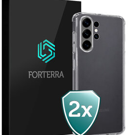 Forterra Forterra Samsung Galaxy S26 Ultra Hoesje Siliconen - Transparant - 2 PACK