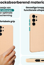 Forterra Forterra Samsung Galaxy S26 Ultra Hoesje Siliconen - Zand - 2 PACK