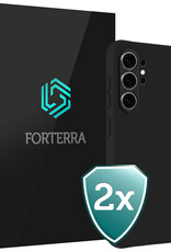 Forterra Forterra Samsung Galaxy S26 Ultra Hoesje Siliconen - Zwart - 2 PACK
