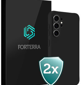 Forterra Forterra Samsung Galaxy S26 Ultra Hoesje Siliconen - Zwart - 2 PACK