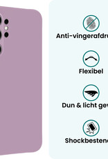 Forterra Forterra Samsung Galaxy S26 Ultra Hoesje Siliconen Met Screenprotector - Lila