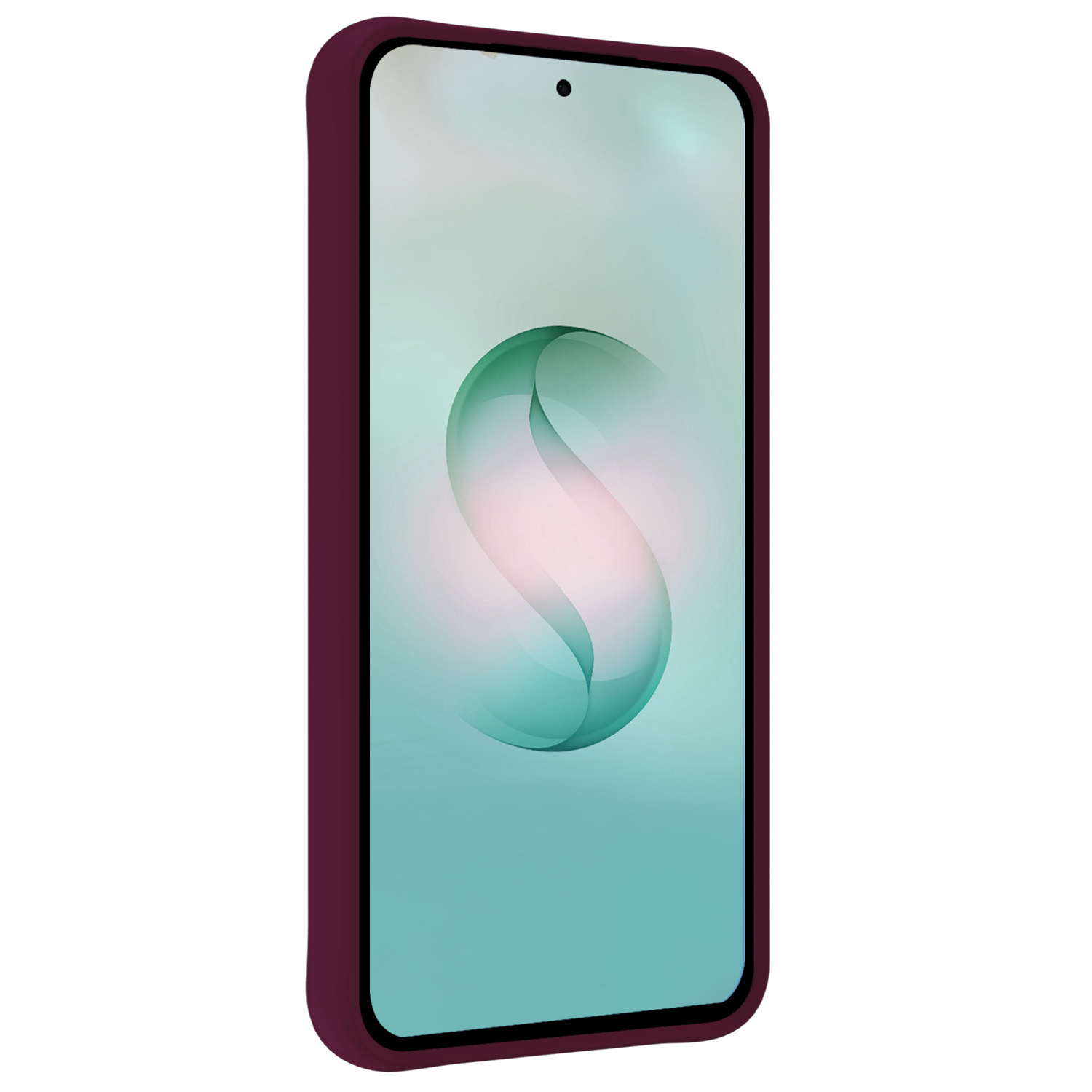 Forterra Forterra Samsung Galaxy S26 Ultra Hoesje Siliconen Met 2x Screenprotector - Aubergine