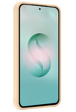 Forterra Forterra Samsung Galaxy S26 Ultra Hoesje Siliconen Met 2x Screenprotector - Zand