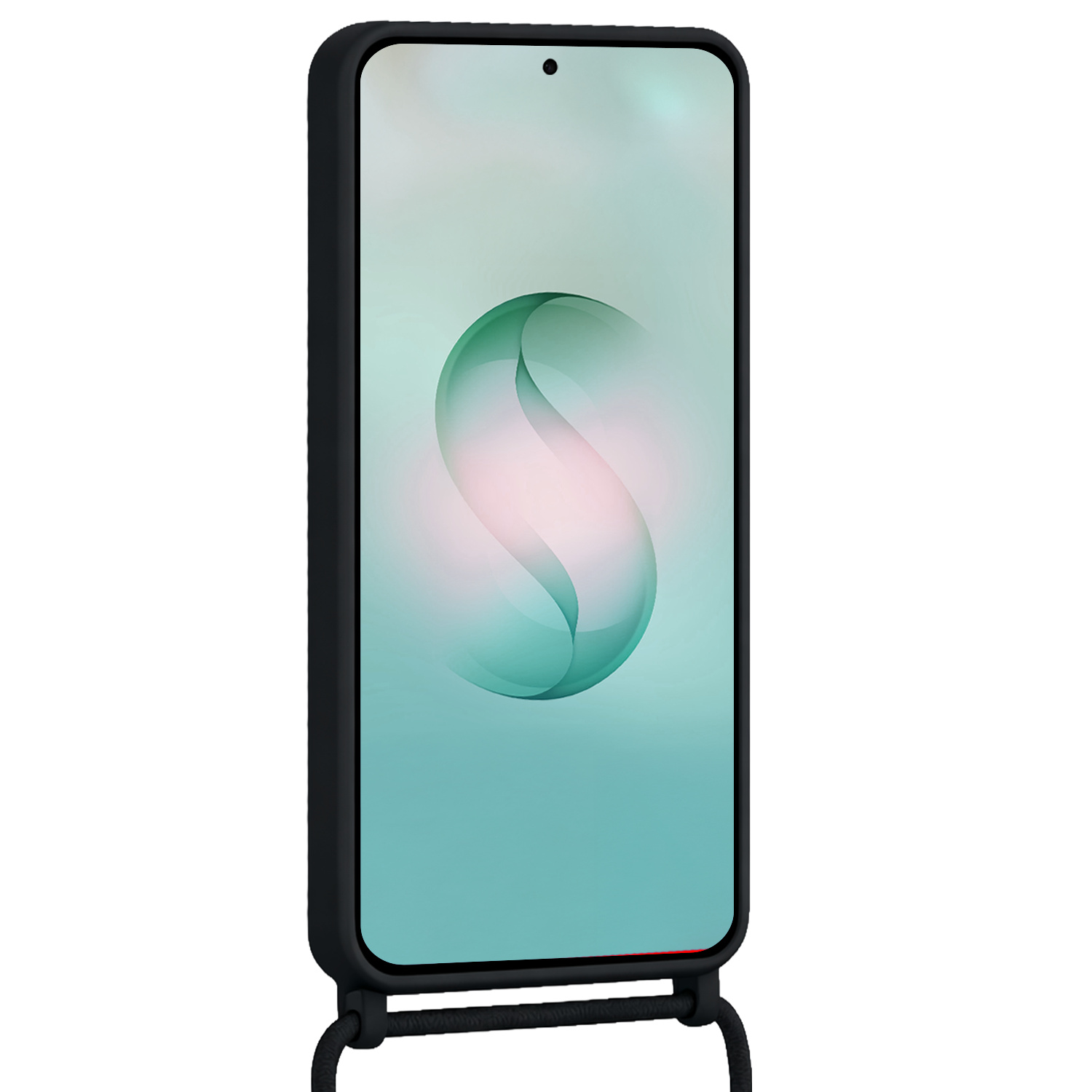 Forterra Forterra Samsung Galaxy S26 Ultra Hoesje Pashouder met Koord - Zwart