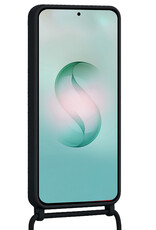 Forterra Forterra Samsung Galaxy S26 Ultra Hoesje Pashouder met Koord Met Screenprotector - Zwart