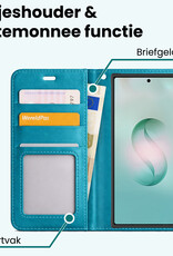 Forterra Forterra Samsung Galaxy S26 Ultra Hoesje Bookcase - Turquoise