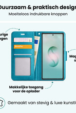 Forterra Forterra Samsung Galaxy S26 Ultra Hoesje Bookcase - Turquoise