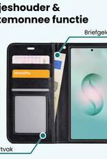 Forterra Forterra Samsung Galaxy S26 Ultra Hoesje Bookcase Met 2x Screenprotector - Zwart