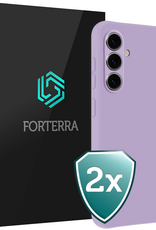 Forterra Forterra Samsung Galaxy S26 Plus Hoesje Siliconen - Lila - 2 PACK