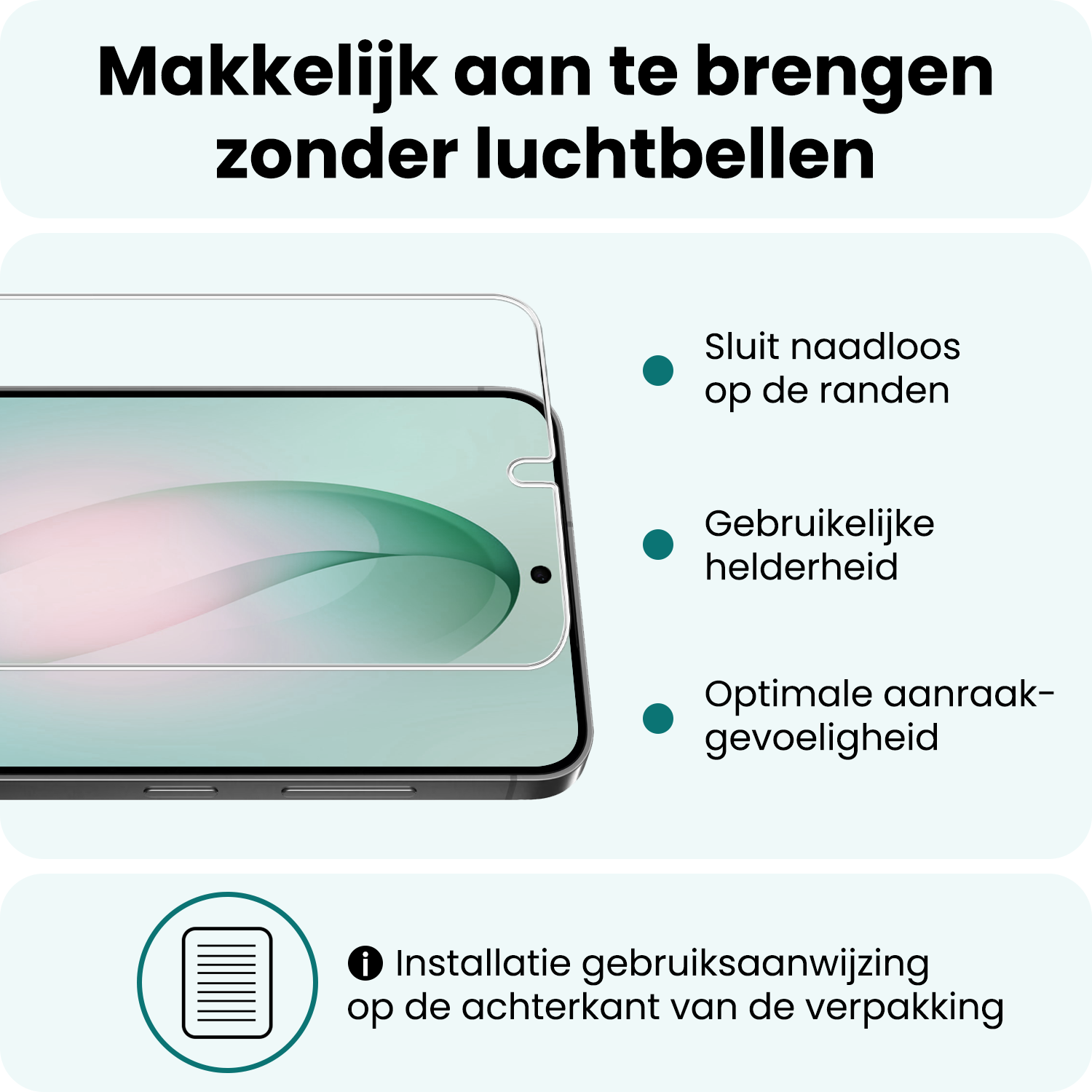 Forterra Forterra Samsung Galaxy S26 Plus Hoesje Siliconen Met Screenprotector - Lila