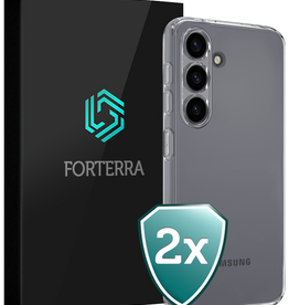 Forterra Forterra Samsung Galaxy S26 Plus Hoesje Siliconen - Transparant - 2 PACK