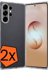 Nomfy Nomfy Samsung Galaxy S26 Ultra Hoesje Siliconen - Transparant - 2 PACK