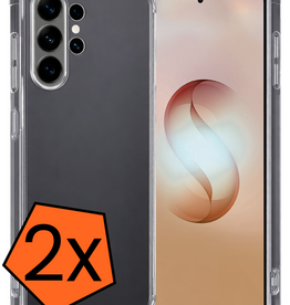 Nomfy Nomfy Samsung Galaxy S26 Ultra Hoesje Siliconen - Transparant - 2 PACK