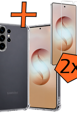 Nomfy Nomfy Samsung Galaxy S26 Ultra Hoesje Shockproof Met 2x Screenprotector