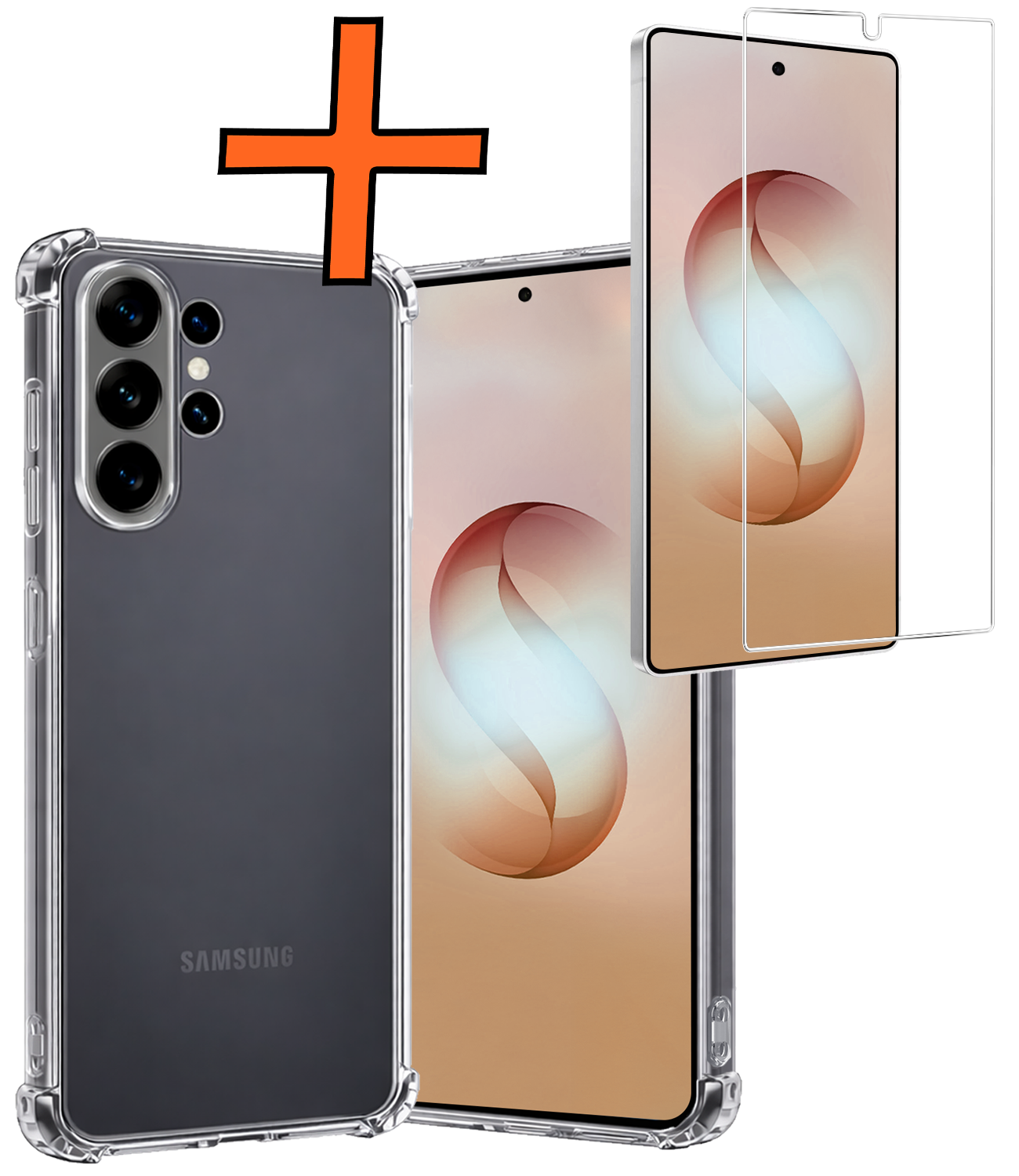 Nomfy Nomfy Samsung Galaxy S26 Ultra Hoesje Shockproof Met Screenprotector