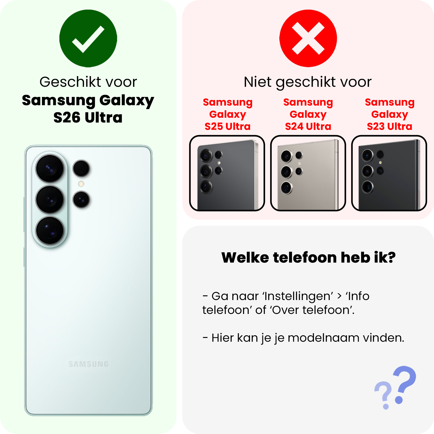 Nomfy Nomfy Samsung Galaxy S26 Ultra Hoesje Shockproof - Transparant