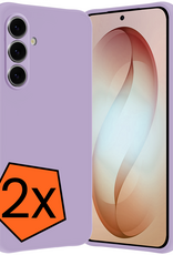 Nomfy Nomfy Samsung Galaxy S26 Plus Hoesje Siliconen - Lila - 2 PACK