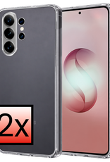 NoXx NoXx Samsung Galaxy S26 Ultra Hoesje Siliconen - Transparant - 2 PACK