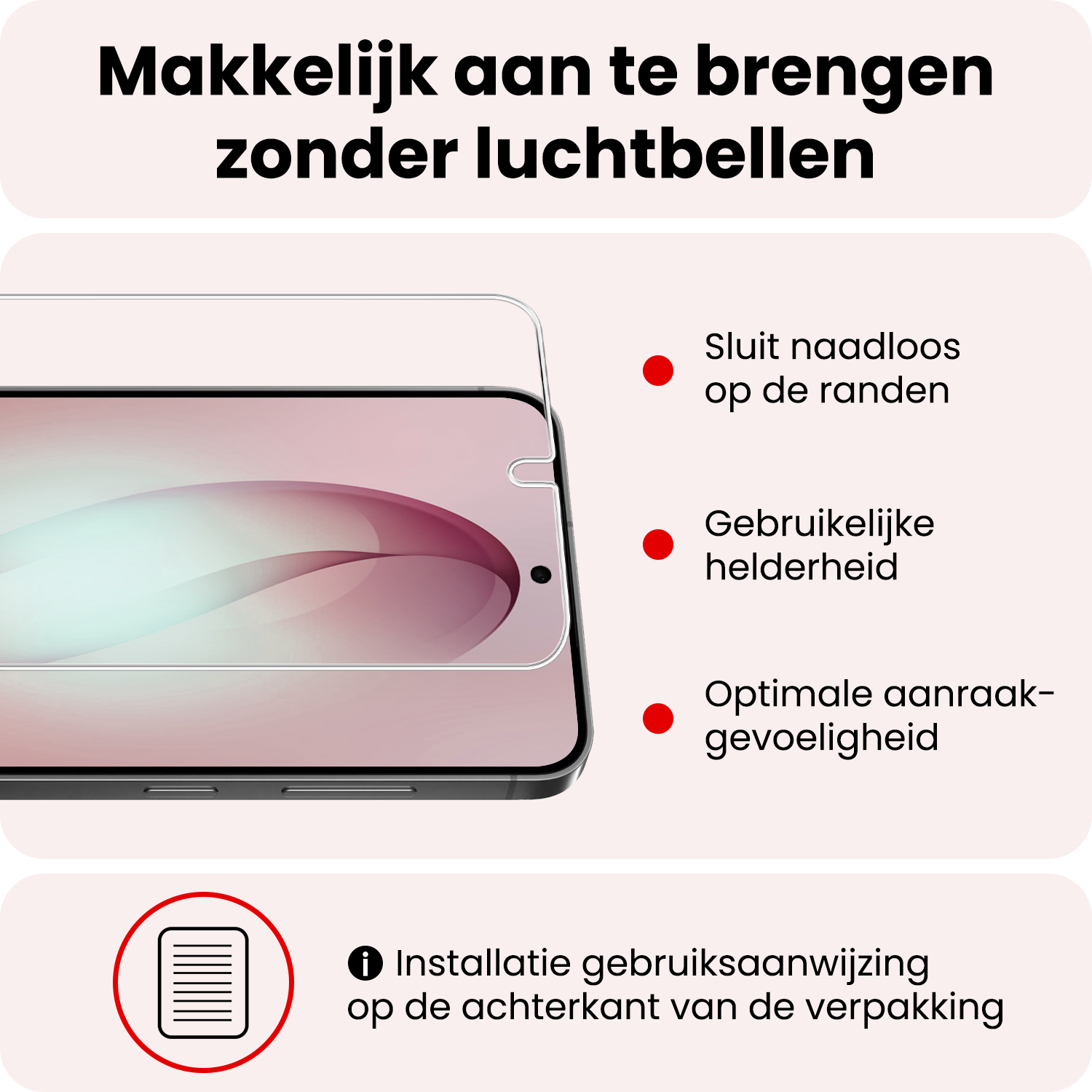 NoXx NoXx Samsung Galaxy S26 Plus Hoesje Siliconen Met Screenprotector - Lila