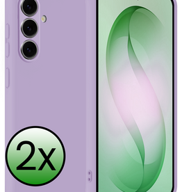 BASEY. BASEY. Samsung Galaxy S26 Plus Hoesje Siliconen - Lila - 2 PACK