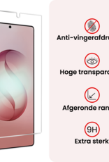 NoXx NoXx Samsung Galaxy S26 Ultra Hoesje Siliconen Met 2x Screenprotector - Transparant