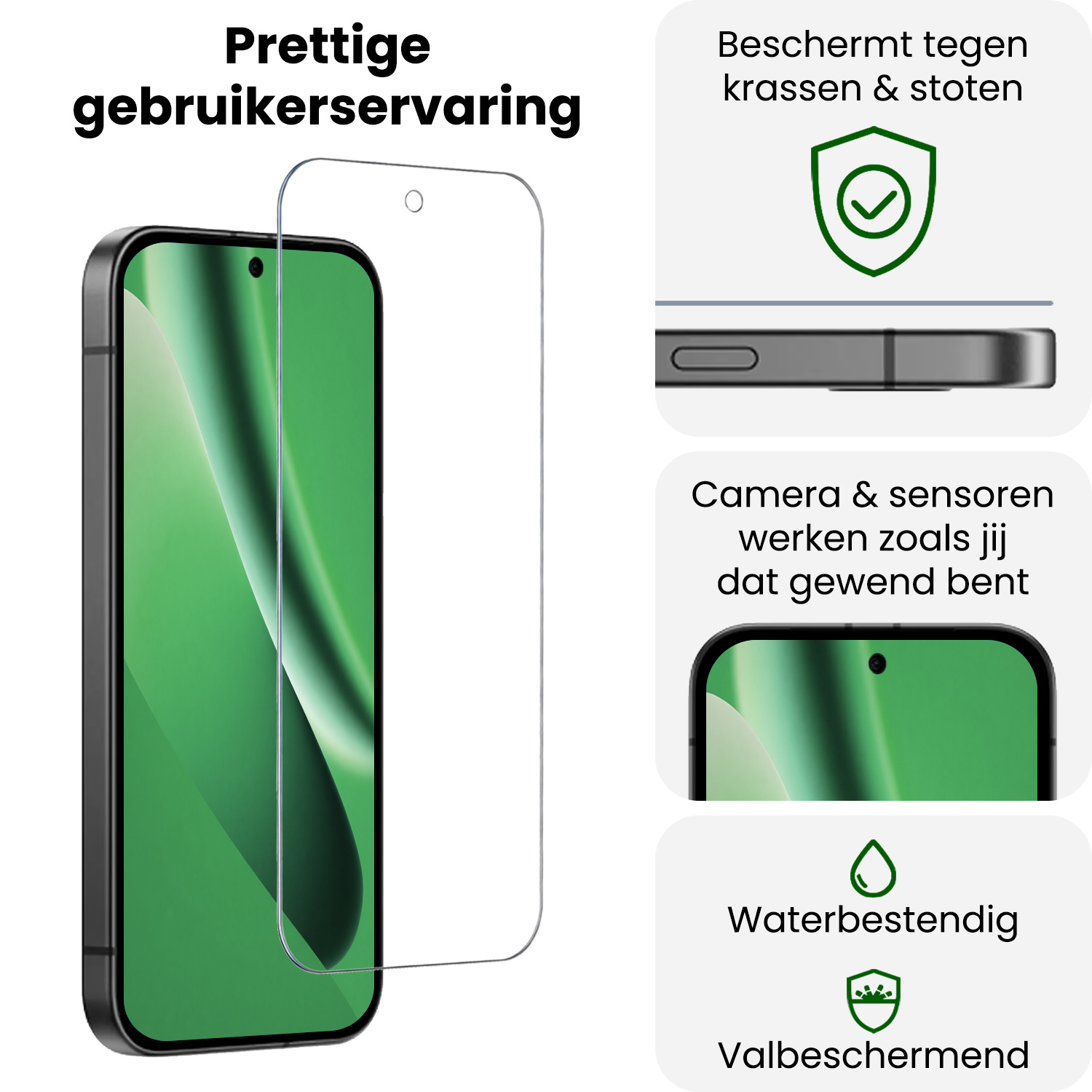 BASEY. BASEY. Google Pixel 10a Screenprotector Glas - 2 PACK