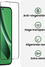 BASEY. BASEY. Google Pixel 10a Screenprotector Glas Full Cover - 3 PACK