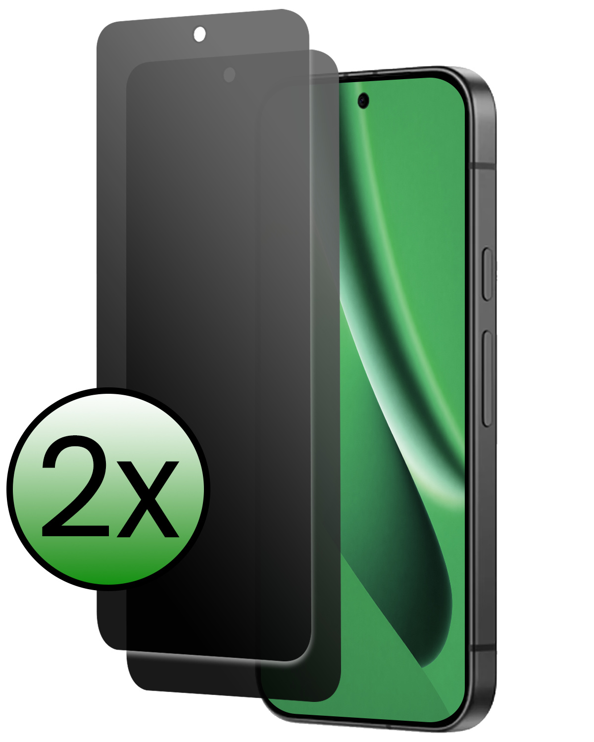 BASEY. BASEY. Google Pixel 10a Screenprotector Glas Privacy - 2 PACK