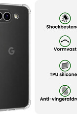 BASEY. BASEY. Google Pixel 10a Hoesje Shockproof - Transparant - 2 PACK
