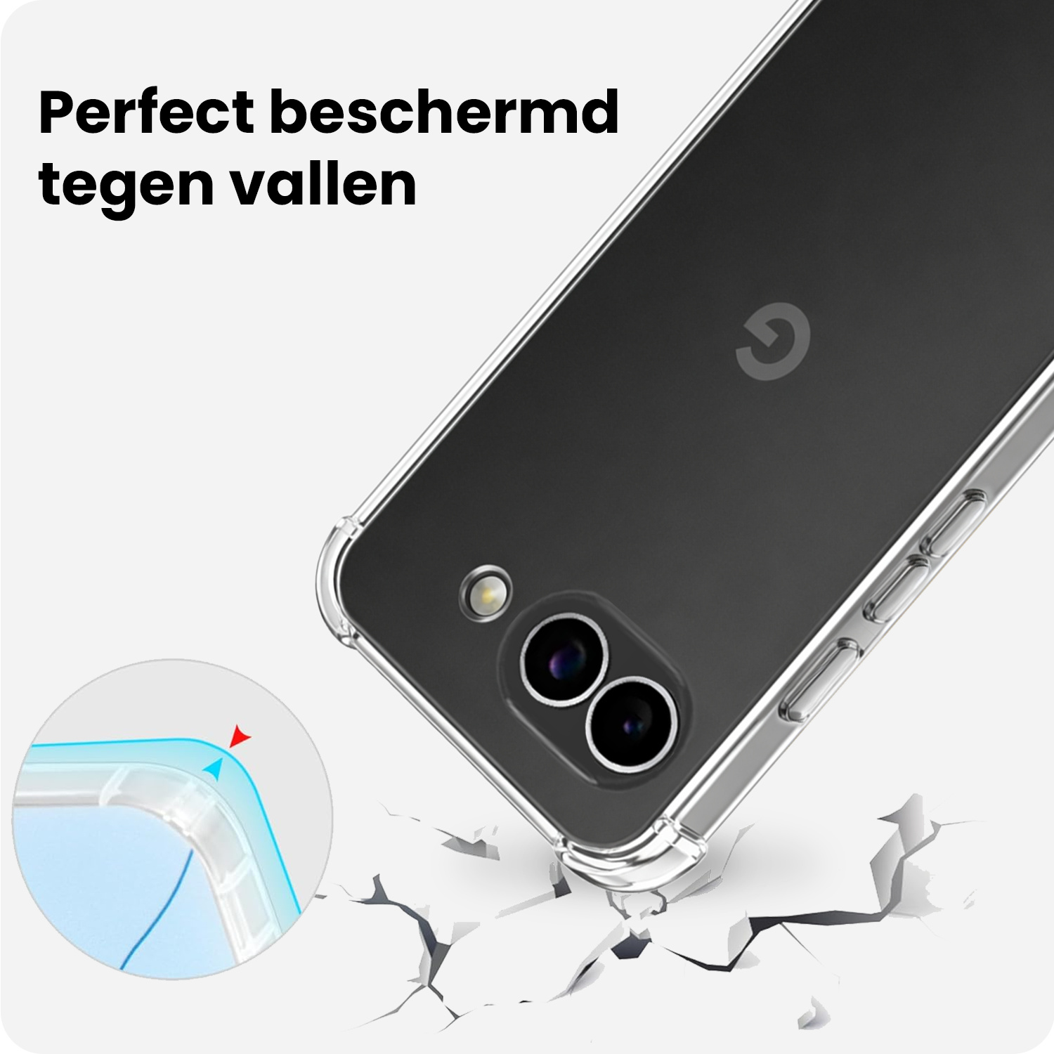 BASEY. BASEY. Google Pixel 10a Hoesje Shockproof Met Screenprotector