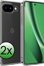 BASEY. BASEY. Google Pixel 10a Hoesje Siliconen - Transparant - 2 PACK