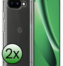 BASEY. BASEY. Google Pixel 10a Hoesje Siliconen - Transparant - 2 PACK