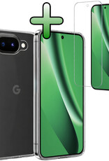 BASEY. BASEY. Google Pixel 10a Hoesje Siliconen Met Screenprotector - Transparant