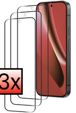 NoXx NoXx Google Pixel 10a Screenprotector Glas Full Cover - 3 PACK