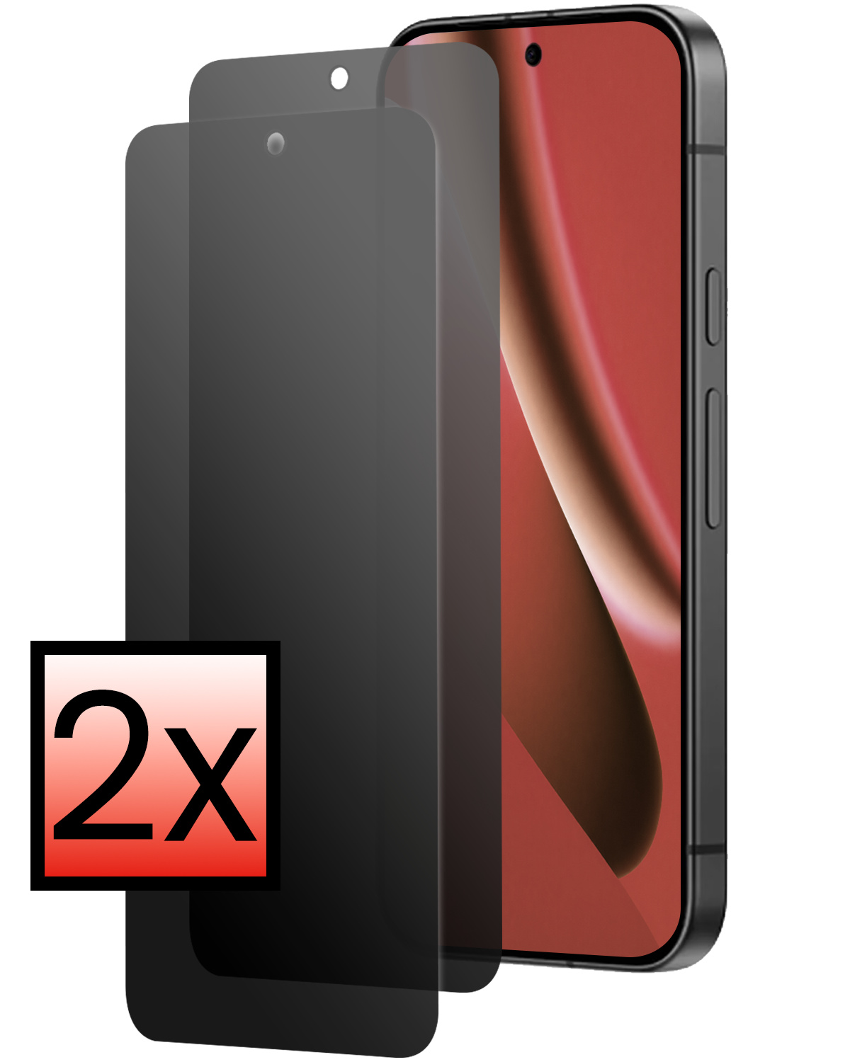 NoXx NoXx Google Pixel 10a Screenprotector Glas Privacy - 2 PACK