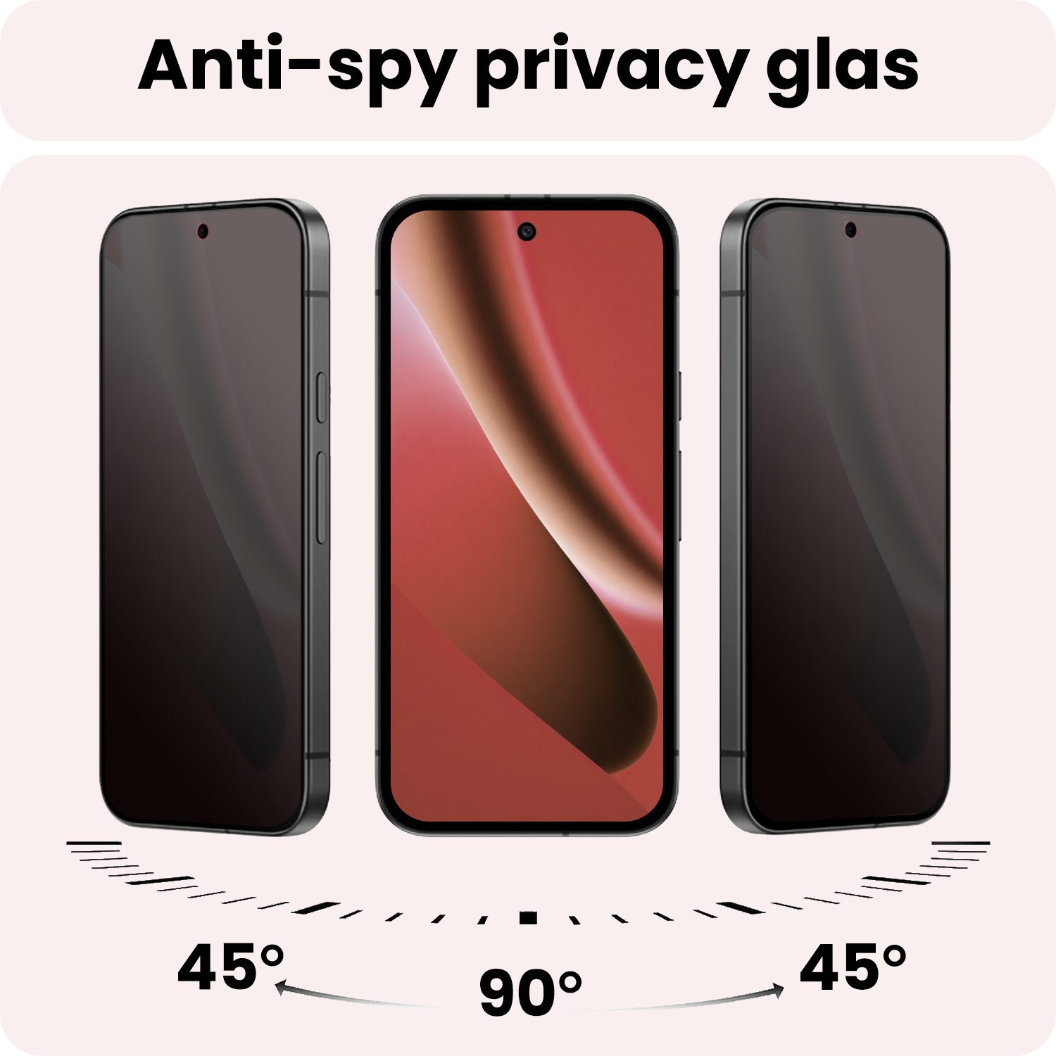 NoXx NoXx Google Pixel 10a Screenprotector Glas Privacy - 2 PACK