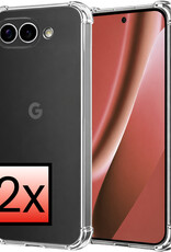 NoXx NoXx Google Pixel 10a Hoesje Shockproof - Transparant - 2 PACK