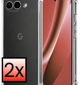 NoXx NoXx Google Pixel 10a Hoesje Shockproof - Transparant - 2 PACK