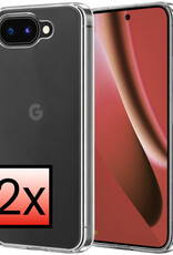 NoXx NoXx Google Pixel 10a Hoesje Siliconen - Transparant - 2 PACK