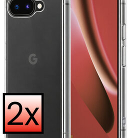 NoXx NoXx Google Pixel 10a Hoesje Siliconen - Transparant - 2 PACK