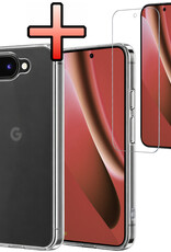 NoXx NoXx Google Pixel 10a Hoesje Siliconen Met Screenprotector - Transparant