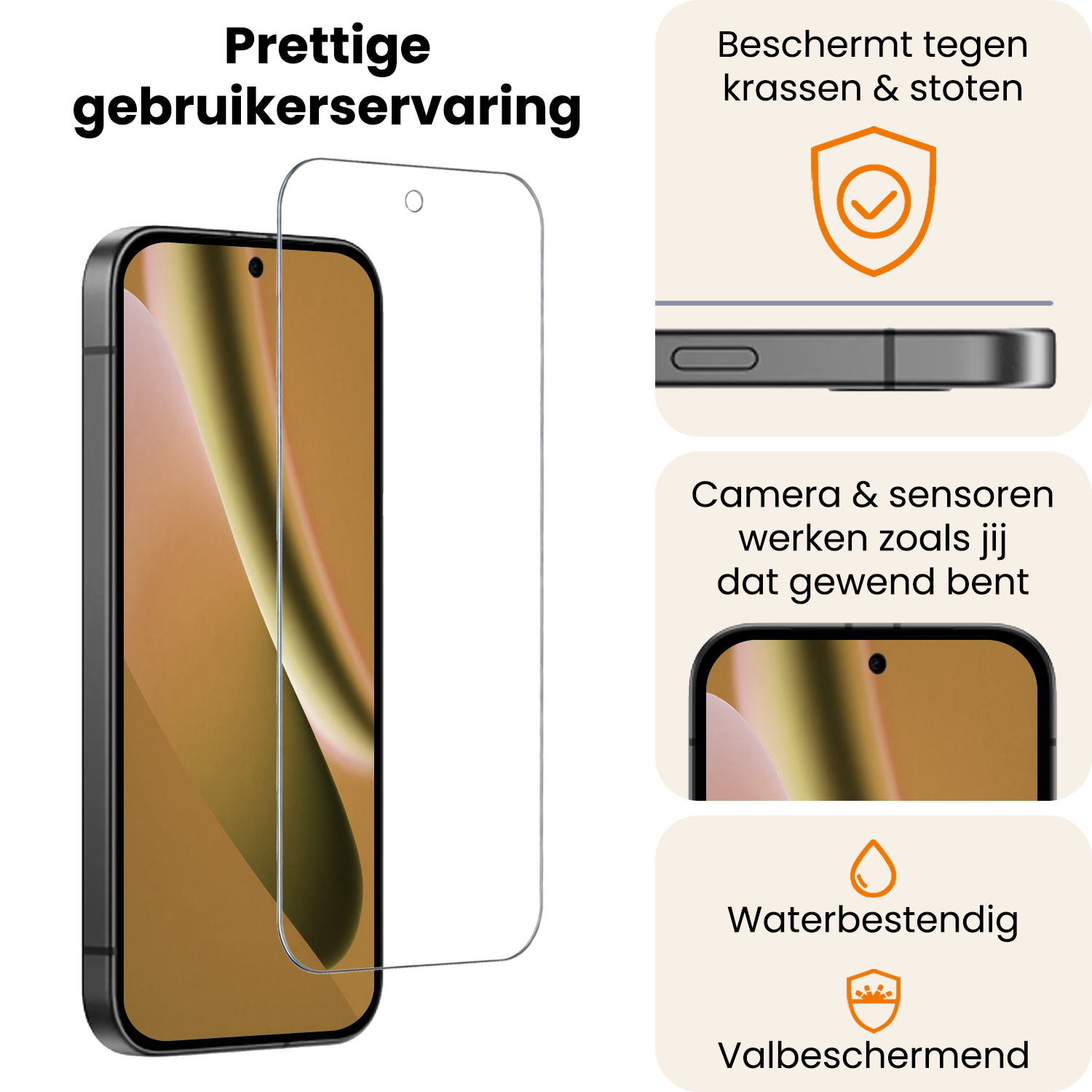 Nomfy Nomfy Google Pixel 10a Screenprotector Glas