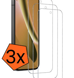 Nomfy Nomfy Google Pixel 10a Screenprotector Glas - 3 PACK