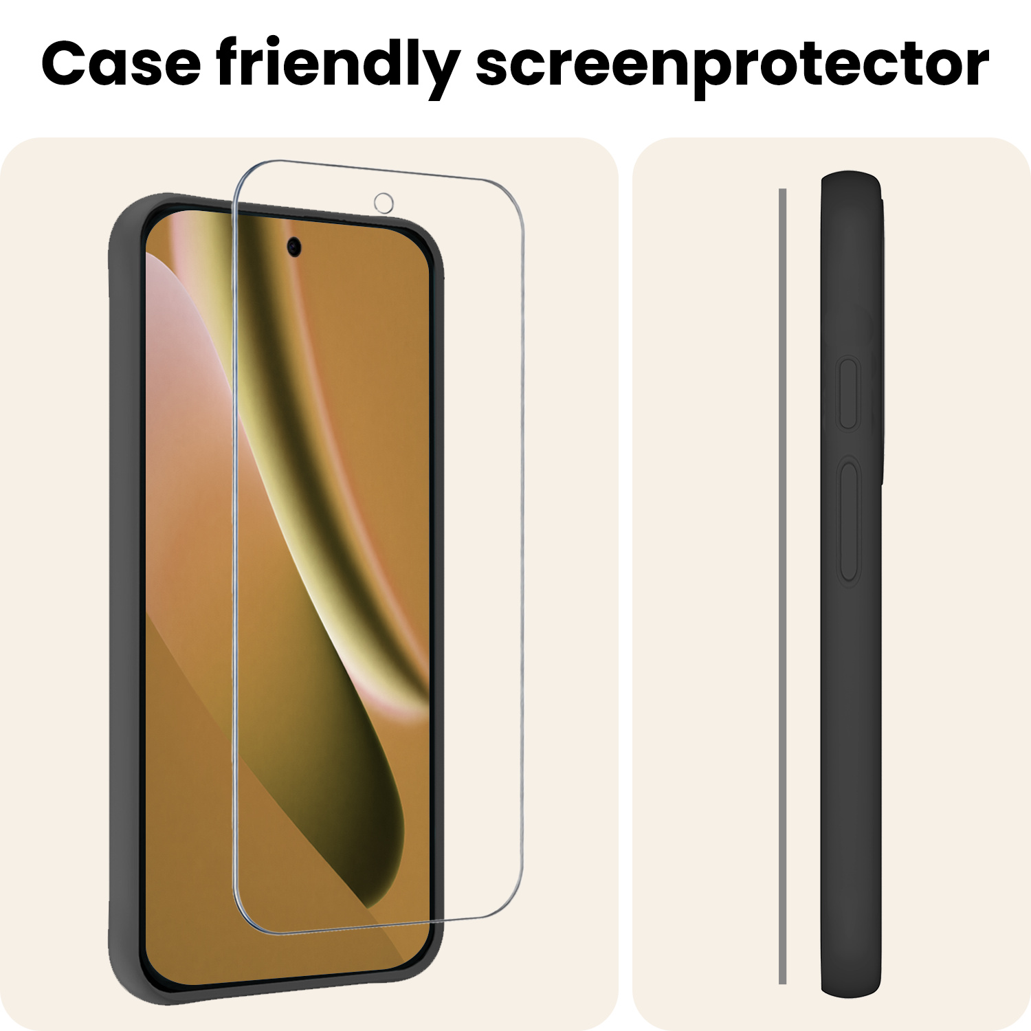 Nomfy Nomfy Google Pixel 10a Screenprotector Glas - 3 PACK