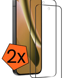 Nomfy Nomfy Google Pixel 10a Screenprotector Glas Full Cover - 2 PACK