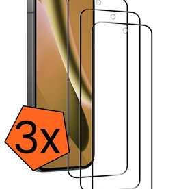 Nomfy Nomfy Google Pixel 10a Screenprotector Glas Full Cover - 3 PACK