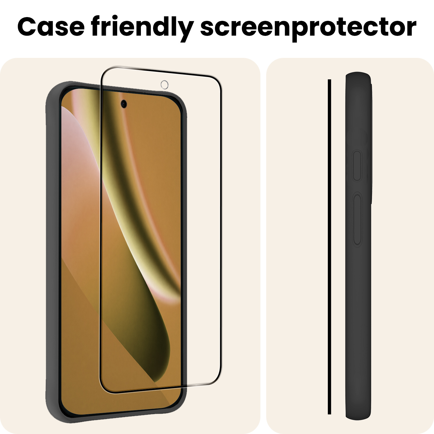 Nomfy Nomfy Google Pixel 10a Screenprotector Glas Full Cover - 3 PACK