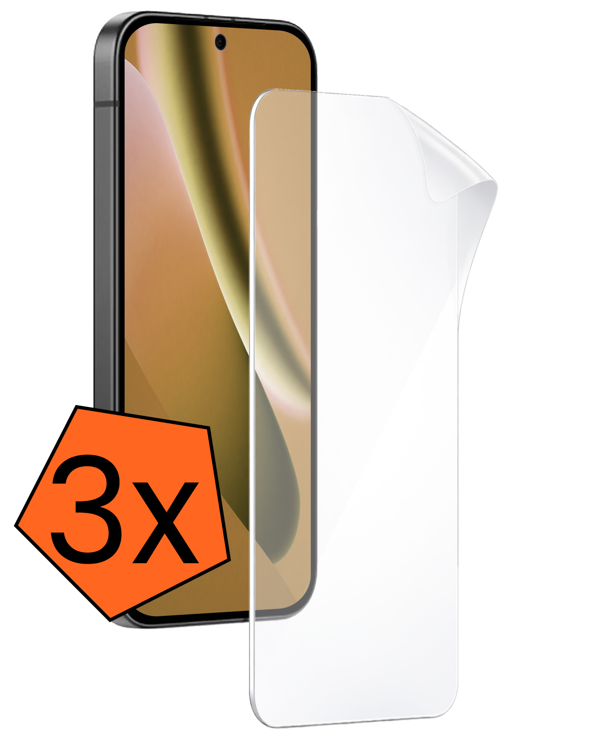 Nomfy Nomfy Google Pixel 10a Schermfolie - 3 PACK