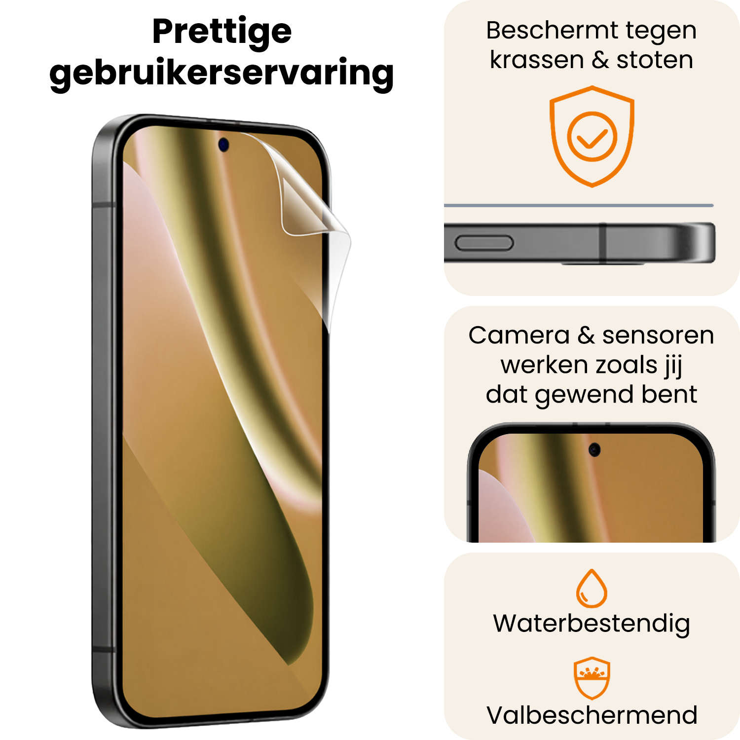 Nomfy Nomfy Google Pixel 10a Schermfolie - 3 PACK