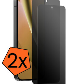 Nomfy Nomfy Google Pixel 10a Screenprotector Glas Privacy - 2 PACK